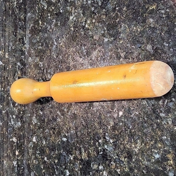 VINTAGE 11" Pestle Wooden Masher  Muddler Herbs Medicine - Picture 4 of 4